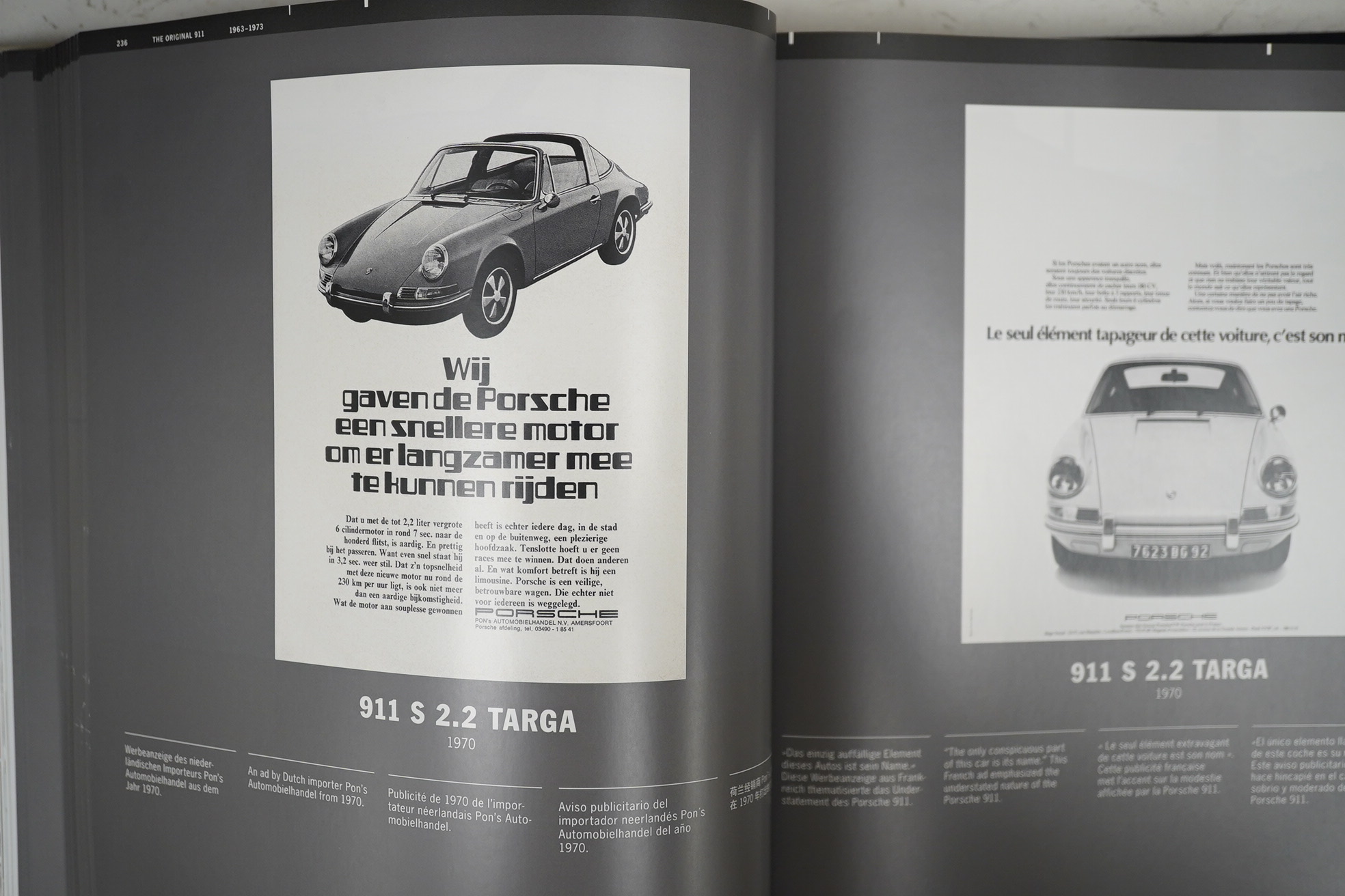 A copy of 911 x 911 Edition Porsche Museum book. Condition - good